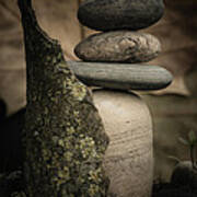 Stone Cairns Iii Art Print