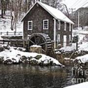 Stony Brook Grist Mill Of Brewster Art Print