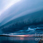 Storm, Northwest Territories Art Print