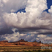 Storm Over Monument Valley Art Print