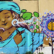 Street Art Valparaiso Chile 1 Art Print