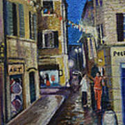 Street View Provence 2 Art Print