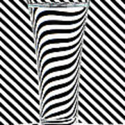 Striped Water Art Print