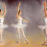 Studies Of A Ballet Dancer Art Print