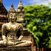 Sukhothai Enlightenment Buddha Art Print