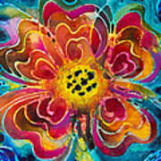 Colorful Flower Art - Summer Love By Sharon Cummings Art Print