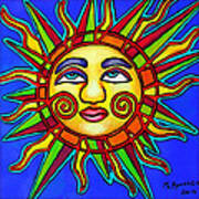 Sun Face Sold Art Print