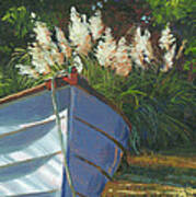 Sun On The Pampas Grass Art Print