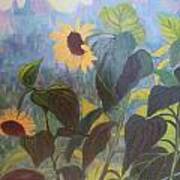Sunflower City 1 Art Print