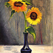 Sunflowers - Adoration Art Print