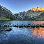 Sunrise At Convict Lake Art Print