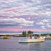 Sunrise On Boothbay Harbor Art Print