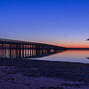 Sunrise Pier Art Print