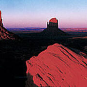 Sunset At Monument Valley Tribal Park Art Print