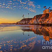 Sunset At The North End Of Pismo Art Print