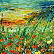 Sunset Meadow Series Art Print