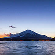 Sunset Mt. Fuji Art Print