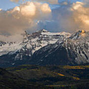 Sunset On Mt. Sneffels Art Print