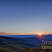 Sunset Romney West Virginia Mountains Art Print