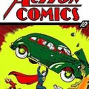 First Edition - Superman Comic Book Art Print