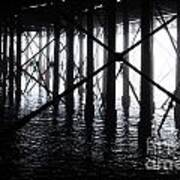 Supports Under South Parade Pier  At Portsmouth Art Print