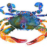 Color Me Crab E Art Print