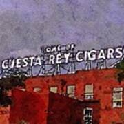 Tampa Cigars #watercolor Art Print