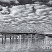 Tappan Zee Bridge Ii Art Print