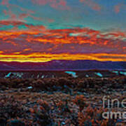 Taos Sunrise Art Print