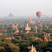 Temples Of Bagan, Early Morning Light Art Print