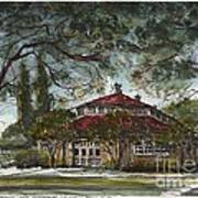The Agriculture Pavilion At Texas Tech Art Print