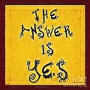 The Answer Art Print