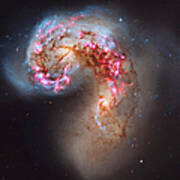 The Antennae Galaxies, Also Known As Art Print