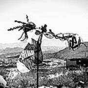 The Bee In Terlingua Ghost Town Art Print