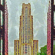 The Cathedral Of Learning 2 Art Print