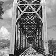 The Chicago And North Western Railroad Bridge Art Print