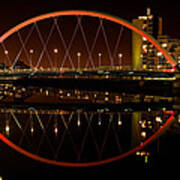 The Clyde Arc In Red Art Print
