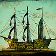 The Copper Ship Art Print