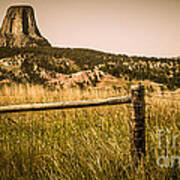 The Devils Tower Art Print