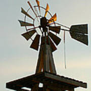The Eddy House Windmill In Carlsbad Art Print