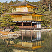 The Golden Temple In Kyoto Japan Art Print