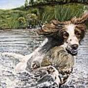 The Hunting Dog Art Print