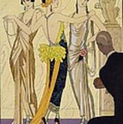 The Judgement Of Paris By Georges Barbier Art Print