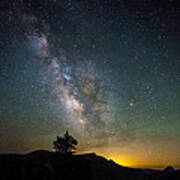 The Milky Way Meets The Aspen Fire Art Print