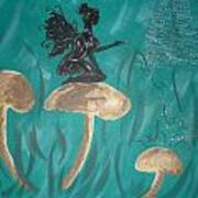 The Mushroom Fairy Art Print