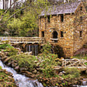 The Old Mill And The Waterfall Art Print