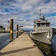 The Pier At The Dock Art Print