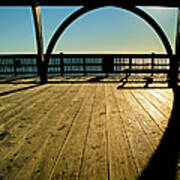 The Pier At Tybee Island Art Print