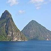 The Pitons - St. Lucia Art Print