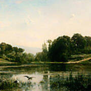 The Ponds Of Gylieu Art Print